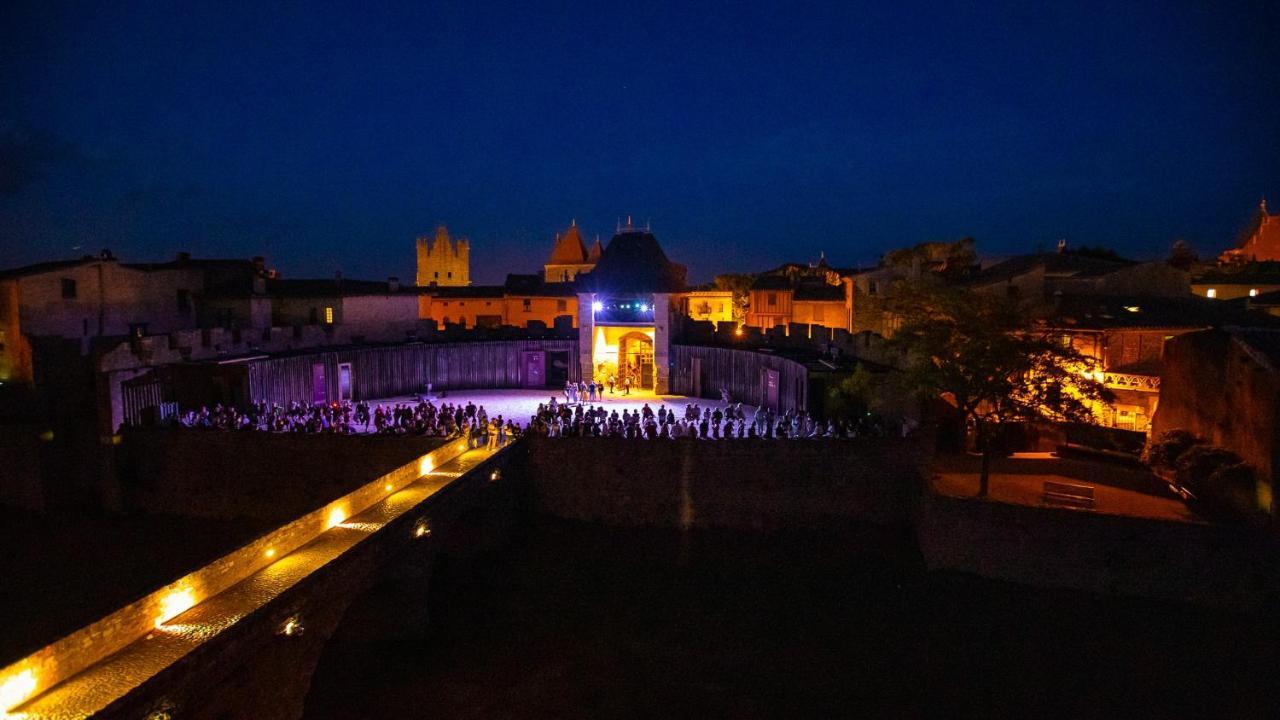 Tout Confort ! Climatisation, Calme, Piscine, Parking Gratuit, Terrasse, Wifi Daire Carcassonne Dış mekan fotoğraf