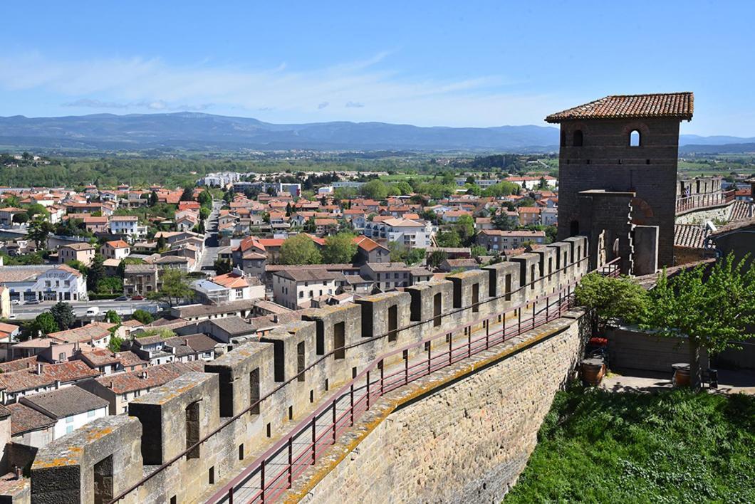 Tout Confort ! Climatisation, Calme, Piscine, Parking Gratuit, Terrasse, Wifi Daire Carcassonne Dış mekan fotoğraf