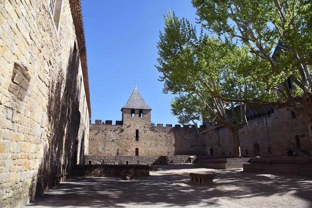 Tout Confort ! Climatisation, Calme, Piscine, Parking Gratuit, Terrasse, Wifi Daire Carcassonne Dış mekan fotoğraf